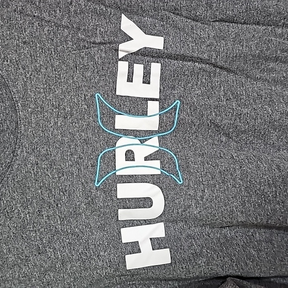 Hurley large gray short sleeve shirt - Picture 3 of 7
